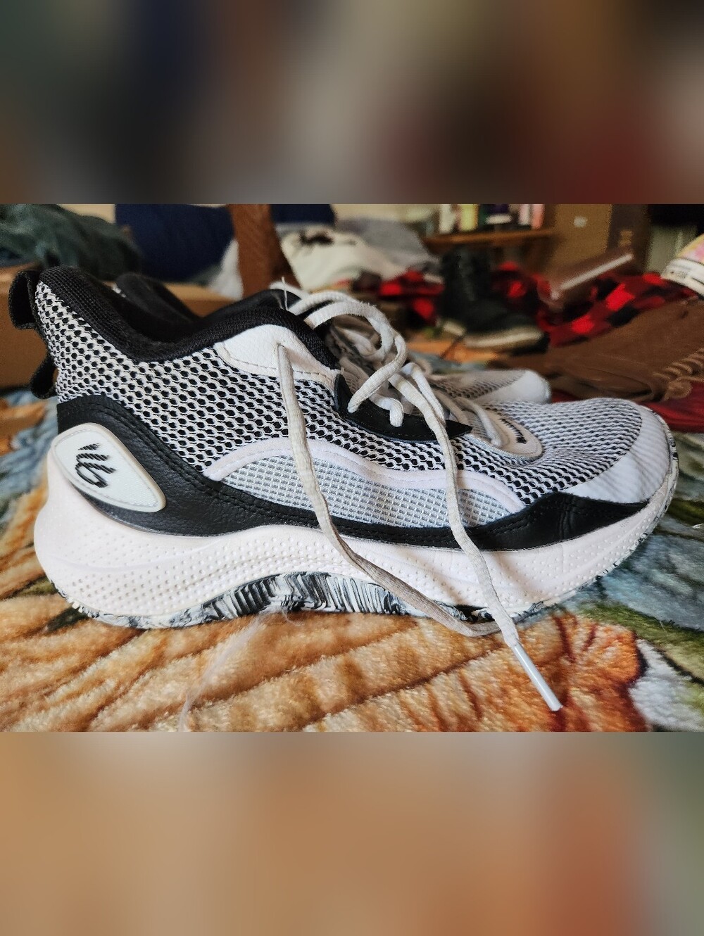 Under Armour White and Black Steph Curry's